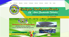 Desktop Screenshot of independencia.g12.br