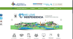 Desktop Screenshot of independencia.cl